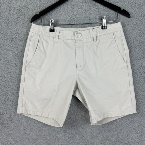 Bonobos Other - Bonobos Chino Shorts Mens 31 Beige 7 Inch Inseam Cotton Classic Summer Casual